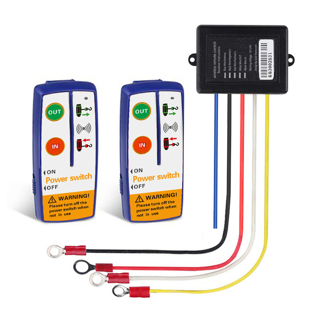 12V 24V Electric Winch Switch Controller Wireless Remote Control Accessories for Jeep ATV SUV Truck Autotruck Universal