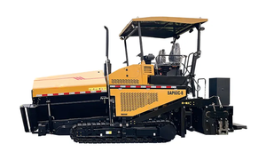 Pavoir d'asphalte multifonctionnel SSP80C-8H, largeur de pavage 8m, avec règle chauffante électrique, engin de construction routière sur chenilles - Product Image 5