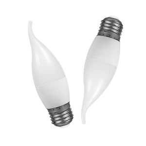 Bombilla LED con Forma de Vela, Base E14, Plástico SMD, Blanca Esmerilada, Curva, con Forma de Llama, Energía Solar, Control por Sensor, para Jardín Exterior - Product Image 6