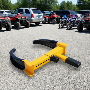 Serrure de remorque à pince de roue antivol réglable pour motos de voiture ATV SUV-équipement de stationnement - Product Image 2