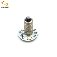 Lumières de carrousel à cabochon 22 mm 9 LED SMD2835 RGB AC24V E10, éclairage de parc d'attractions, éclairage de fête foraine, lumière ponctuelle LED décorative monocolore