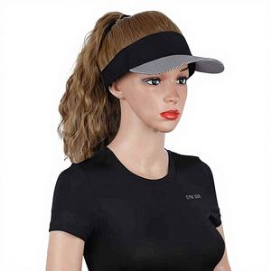 Chapeau à capuche en fibre haute température pour femmes, style <span class=keywords><strong>afro</strong></span> dreadlocks, motif pied-de-poule, petite casquette, densité 120%, cheveux courts bouclés - Product Image 1