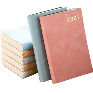 2021ผลิตภัณฑ์ใหม่ A5ปกแข็งโรงเรียนเครื่องใช้สำนักงานวาระที่2021วางแผนหนังผู้จัดจำหน่ายโน๊ตบุ๊คที่มีแท็บ - Product Image 1