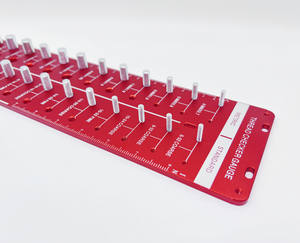 Aluminio 28 34 44 Agujero Roscado Checker Tornillo Perno Personalizado CNC Aluminio Color Anodizado Sub Calibre Tuerca Identificador Rosca Checker - Product Image 4