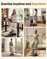 Mini vélo d'exercice cardiovasculaire d'intérieur, équipement de fitness pour la musculation, stepper