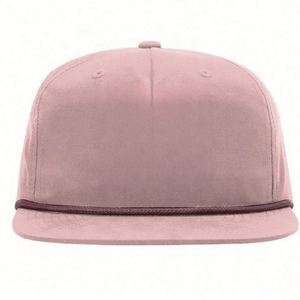 Gorras Richardson 256 en relieve al por mayor, gorra lisa con cuerda y cierre snapback, corona alta, cinco paneles, tela suave unisex común para deportes de invierno - Product Image 3