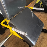 Machine à Squat Hack et Presse à Jambes à Charge Libre Professionnelle, Cadre en Acier Robuste, Structure de Sécurité Réglable, Capacité 1,6T pour