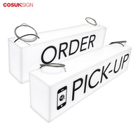 Boîte à lumière LED personnalisée COSUN, panneau publicitaire lumineux étanche avec logo pour usage commercial