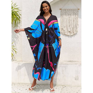 Kimono ad acquerello Abaya in Chiffon di ispirazione <span class=keywords><strong>turca</strong></span> Dubai party cerimoniale di abbigliamento festivo aperto sul davanti - Product Image 6
