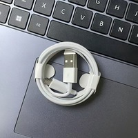 Cable de Carga Rápida USB de 2 Metros y 2.1A para iPhone 6-14 e Impresora, Conductor de Cobre Puro
