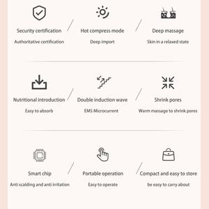 ชุดอุปกรณ์ยกกระชับผิวหน้าแบบไมโครเคอร์เรนท์ขนาดเล็ก ยี่ห้อใหม่สำหรับแบรนด์ส่วนตัว - Product Image 5