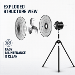 <span class=keywords><strong>พัดลม</strong></span>อุตสาหกรรมแบบตั้งพื้นโลหะขนาด 20 <span class=keywords><strong>นิ้ว</strong></span> ปรับความสูงได้ <span class=keywords><strong>3</strong></span> ระดับ ความเร็ว <span class=keywords><strong>3</strong></span> ระดับ แบบกลไก ใช้ไฟฟ้า สำหรับระบายความร้อนในโรงแรม อาคารพาณิชย์ และบ้าน - Product Image 6