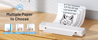 Phomemo P831 A4 A5 B5 Lettre Portable Imprimante à Transfert Thermique Sans Fil Blue tooth Inkness 300DPI Imprimante