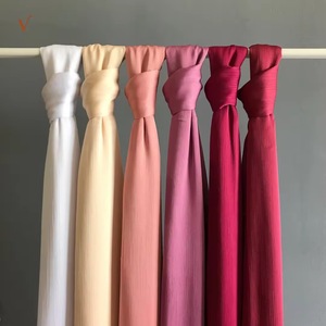 ใหม่48สีมาเลเซียผ้าซาตินมุสลิม <span class=keywords><strong>muna</strong></span> ผ้าเครปยับสีล้วนมีจีบสำหรับผู้หญิงผ้าพันคอคลุมศีรษะเจอร์ซีย์ผ้าคลุมศีรษะฮิญาบ - Product Image 5
