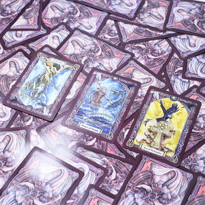 Baraja de <span class=keywords><strong>Tarot</strong></span> Personalizada, Ecológica, Duradera, de Autoafirmación, Fuerza, Energía Positiva, Vida Consciente, Cartas Espirituales - Product Image 4