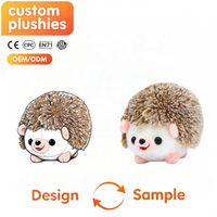 Porte-clés hérisson mignon en peluche, doux et moelleux, animal de dessin animé en peluche, vente en gros, pendentif à suspendre, breloque de sac à dos, cadeau pour enfants