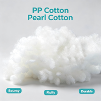 Rembourrage en fibres de coton PP pour coussins de canapé et oreillers, différents poids