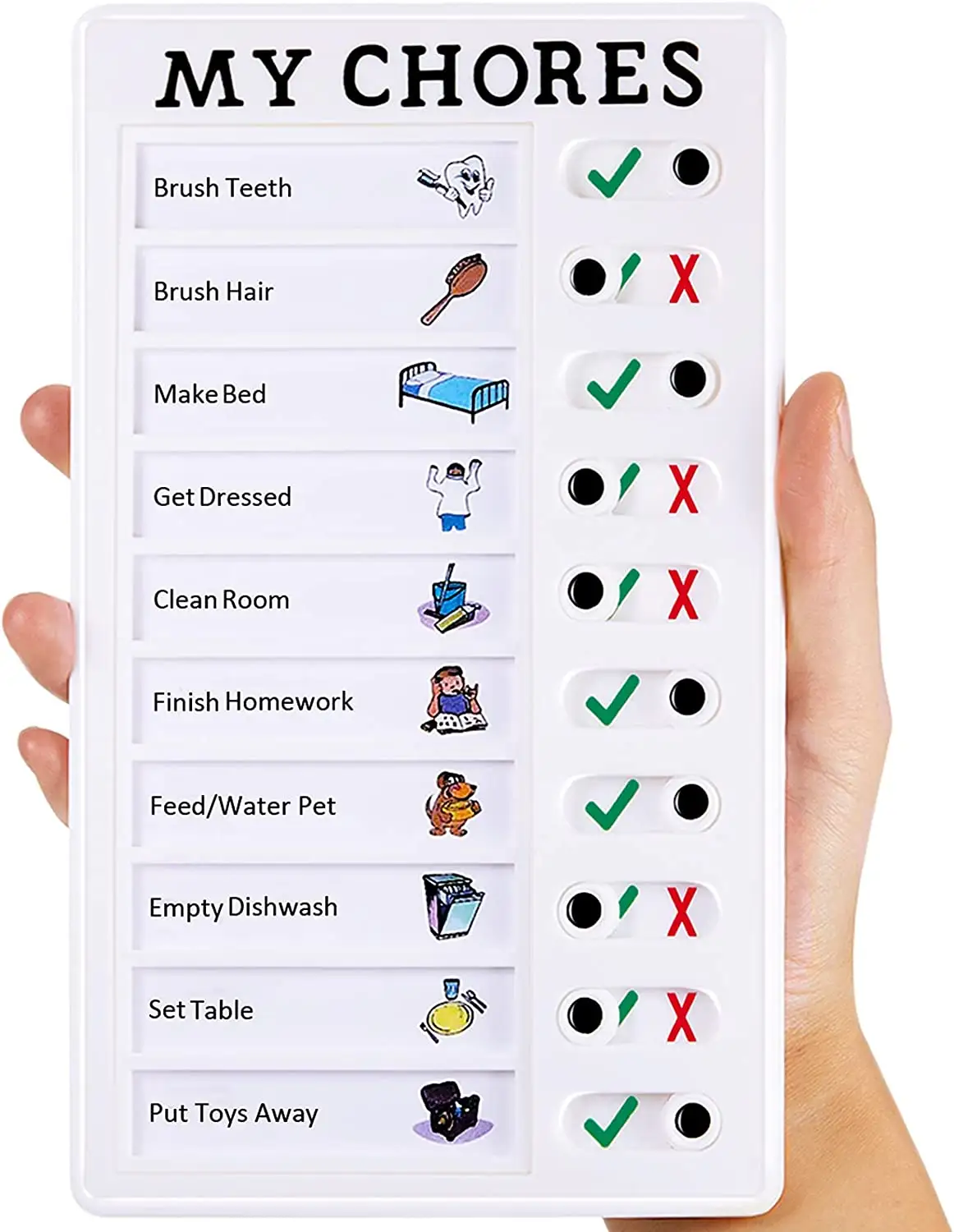 Memo Pad Plastic Board RV Checklist Board Checklist Daily Plan to Do List Checking List Board