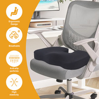 Coussin de siège de chat de dessin animé mignon le plus vendu pour la maison et le bureau, coussin de siège de voiture pour la correction de la posture