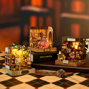 Maisonnette en bois DIY style rétro <span class=keywords><strong>Youman</strong></span> Sweet Food, modèle à assembler fait main, cadeau d'anniversaire, pour les 14 ans et plus au Royaume-Uni - Product Image 2