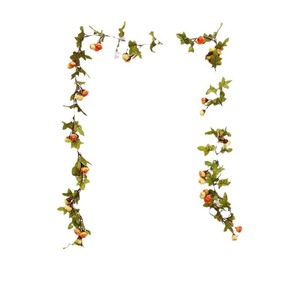 Guirlande de fleurs artificielles Spring Beauty 42 Rose Vine 2,3 m pour décoration de mariage et de maison - Product Image 5
