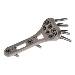 Juego de instrumentos de fijación ósea manual de acero inoxidable para fragmentos grandes, placa ortopédica quirúrgica sin bloqueo para miembros inferiores - Product Image 1