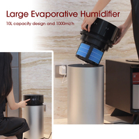 Nouvel humidificateur à évaporation intelligent de grande capacité 10L sans brouillard Humidificador