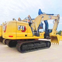 Excavatrice sur chenilles hydraulique CAT 320GC d'occasion, 20 tonnes, équipement de construction lourd, machine de terrassement diesel à vendre à l'exportation