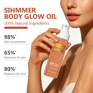 <span class=keywords><strong>Huile</strong></span> de <span class=keywords><strong>bronzage</strong></span> végane, illuminateur liquide, maquillage scintillant, <span class=keywords><strong>huile</strong></span> pour le corps avec vitamine C, glycérine et <span class=keywords><strong>huile</strong></span> de jojoba, biologique - Product Image 2