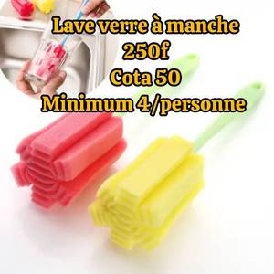 Populaire longue poignée verre <span class=keywords><strong>brosse</strong></span> de nettoyage bouteille tasse à thé éponge nettoyant cuisine outil éponge <span class=keywords><strong>brosse</strong></span> couleur aléatoire - Product Image 6