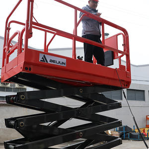 लिफ्ट प्लेटफॉर्म 10 मीटर लिफ्ट मालगाड़ी लिफ्ट वाहन स्वचालित लिफ्ट स्व-चालित कैंची - Product Image 2