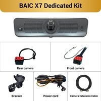 Caméra de recul numérique 2K Sinjet pour BAIC X7 avec Wi-Fi, écran complet 9,2 pouces, H10 Pro Mirror DashCam