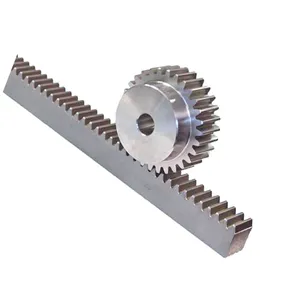 Gear Rack Pinion untuk Linear Motion CNC Mesin Helical Gigi Rack dan Pinion Gear