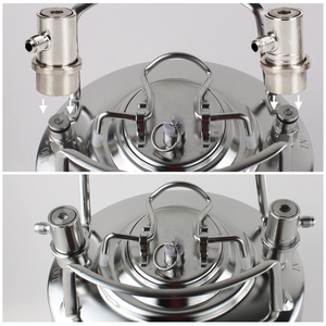 Serrure à bille en acier inoxydable robuste, fût de Cornelius déconnexion gaz et liquide (MFL/Barb) <span class=keywords><strong>Style</strong></span> Cornelius brassage à domicile fût de bière - Product Image 3