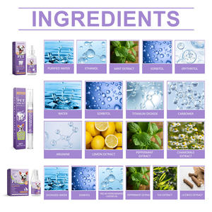 Spray rafraîchissant pour l'haleine des animaux de compagnie 50 ml avec Sorbetol pour chiens et chats – Favorise la santé dentaire et la fraîcheur - Product Image 4