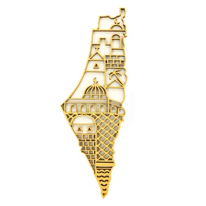 Imán de Refrigerador con Mapa de Palestina, Regalo Personalizado para Fiestas Musulmanas Islámicas de Ramadán - Product Image 3
