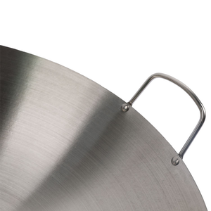 Lyroe última gran oferta <span class=keywords><strong>restaurante</strong></span> <span class=keywords><strong>chino</strong></span> cocina Wok de acero inoxidable con asa para saltear - Product Image 4