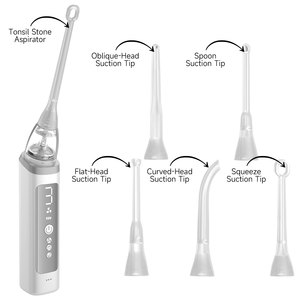 Alat Perawatan Pembersih Mulut Penghilang Batu Amandel Baru dengan Penghisap Listrik NASA009 - Product Image 2