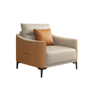 Ensemble de canapés de bureau Saint-Lee en cuir PU, éponge haute densité, meubles durables pour réunions et réceptions - Product Image 5