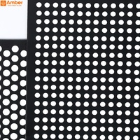 Tôle d'aluminium perforée sur mesure à haute ouverture, à petits trous hexagonaux, pour le refroidissement des racks de serveurs et les grilles d'enceintes