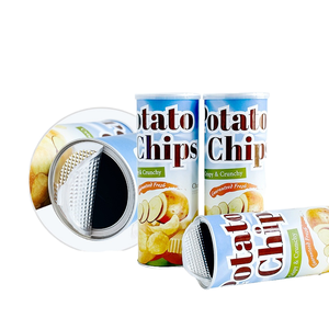 Tùy Chỉnh Chất Lượng Cao Sinh Học Phân Hủy Thủ Công Giấy Tráng Snack Hộp Giấy Cho Khoai Tây Chiên Dễ Dàng Xé Nắp Nhôm Cơ sở - Product Image 2