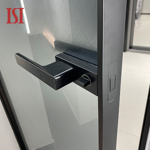 Thương hiệu hàng đầu tùy chỉnh đơn giản nhôm nội thất kính cửa khuôn cửa hẹp khung pháp phòng tắm bản lề cửa không ồn ào cho nhà ở - Product Image 5