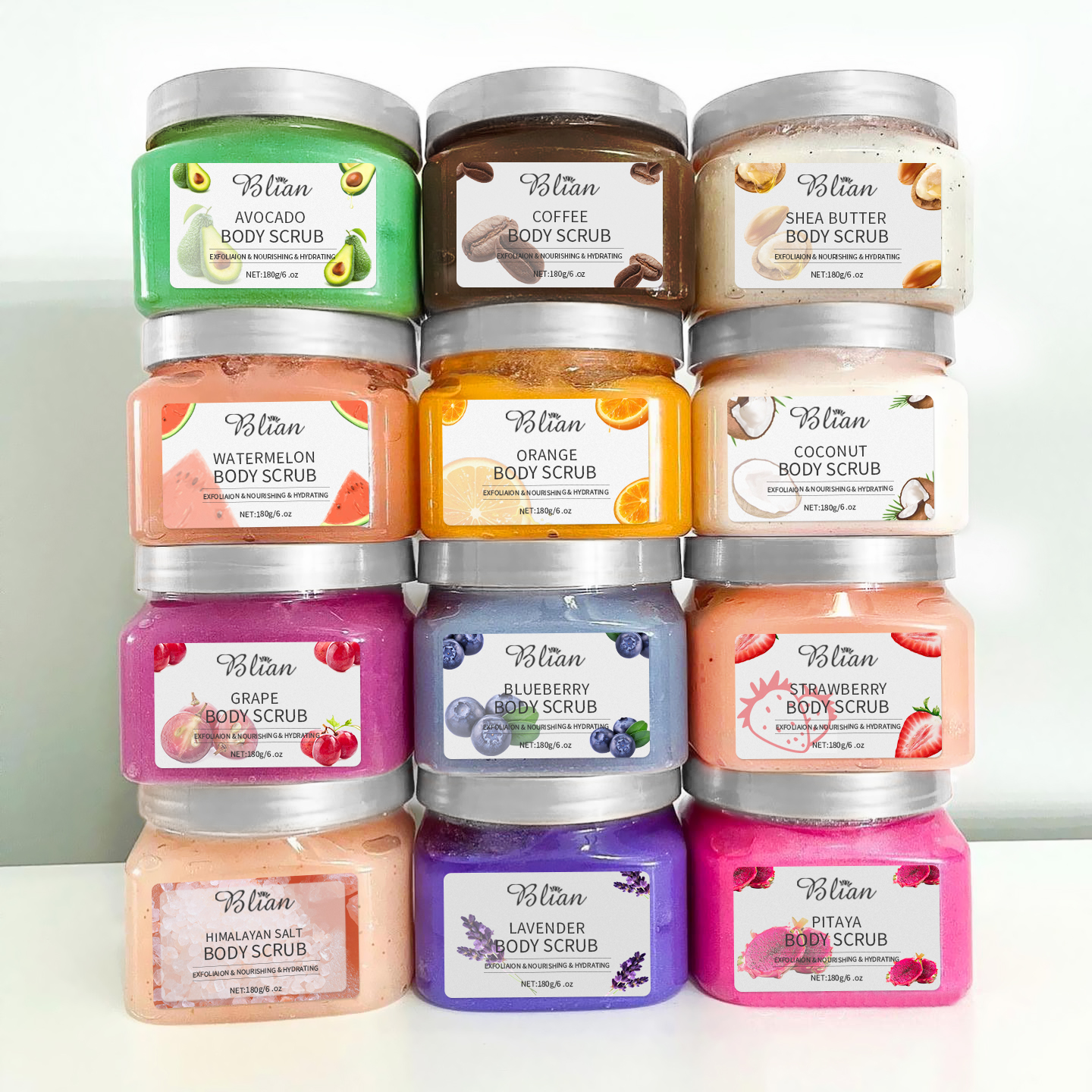 Органический натуральный органический веганский уход за кожей, отбеливающий Гималайский, Отшелушивающий Спа-сахарный скраб, частная торговая марка, соль Мертвого моря, скраб для тела, оптовая торговля