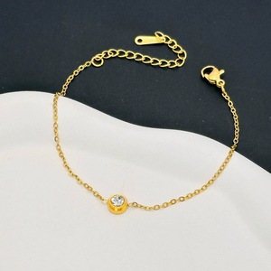 Set di Gioielli Zhongzhe con Ciondolo in Zircone, Collana, Bracciale e Orecchini, Placcato <span class=keywords><strong>Oro</strong></span> 18k in Acciaio Inossidabile, Impermeabile, Regalo di <span class=keywords><strong>Moda</strong></span> - Product Image 4