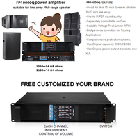 FP10000Q 4 Kanallı Güç Amplifikatörü FP10000Q FP20000Q FP14000 Maksimum 10000 Watt Sahne Canlı Performans Hoparlörleri alıcıları amplifikatörleri için
