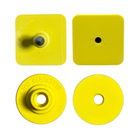 BLUEWORTH P10 # УВЧ+П7 #   Квадратные электронные ушные бирки UHF RFID для свиней, 860~960 МГц