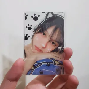 Conception personnalisée Kpop idol transparent carte photo carte d'identité support impression des marchandises