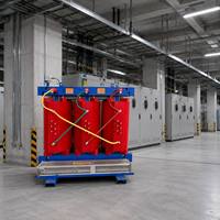 Transformateur de distribution triphasé à résine coulée de type sec série SCB10 IEC 60076 pour usine