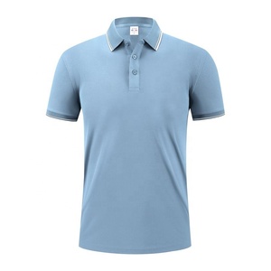Camiseta de golf de secado rápido de alta calidad, marca personalizada, Color sólido liso para Polo para hombre, corte holgado, tejido de talla grande, suministro de fábrica - Product Image 1