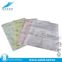 Papel de Impresión Continua para Computadora, Papel Autocopiativo sin Carbón, el Más Popular, de 5 Capas, de Color